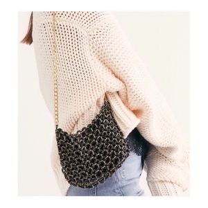 Free People Night After Night Beaded Crossbody